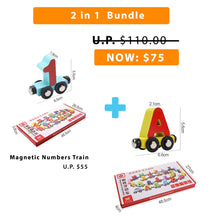 Load image into Gallery viewer, Magnetic Alphabet/Number 0 - 20 Train
