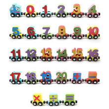 Load image into Gallery viewer, Magnetic Alphabet/Number 0 - 20 Train