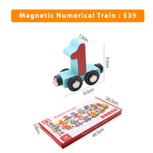 Load image into Gallery viewer, Magnetic Alphabet/Number 0 - 20 Train