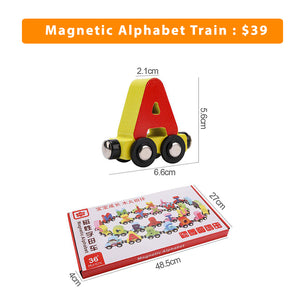 Magnetic Alphabet/Number 0 - 20 Train