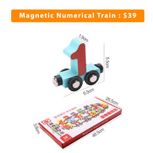 Load image into Gallery viewer, Magnetic Alphabet/Number 0 - 20 Train
